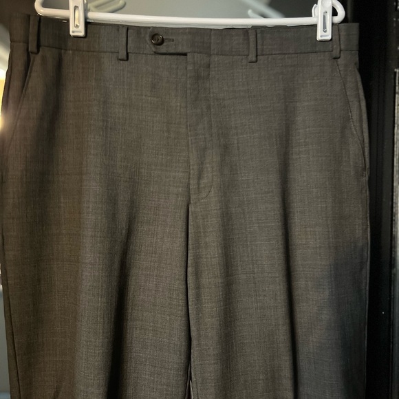 EUC- RALPH LAUREN MENS DRESS PANTS CHARCOAL GRAY SZ 36” x 34” - Picture 2 of 6